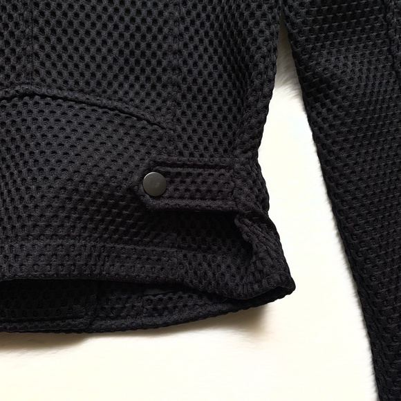 Diesel Moto Quilted Lined Polyester Collared Black Biker Jacket - Picture 14 of 16